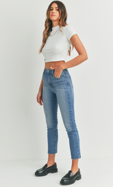 Clean Slender Straight Jean (medium denim)
